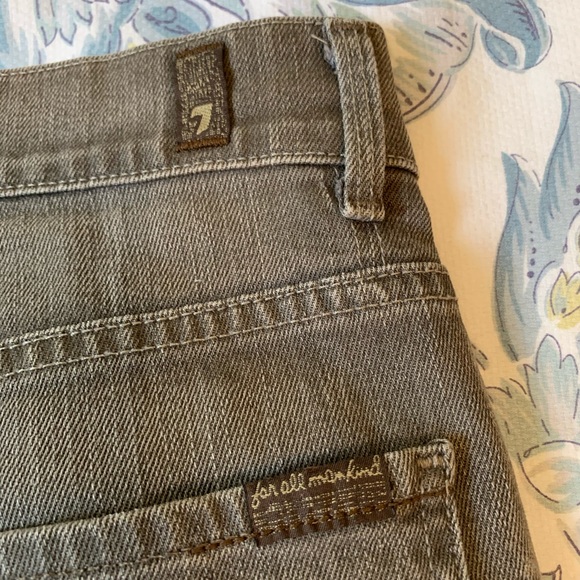 7 for all mankind grey skinnies - Picture 6 of 8